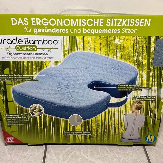 Miracle Bamboo Cushion, Das ergonomische Sitzkissen